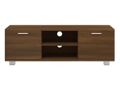 Mueble para TV madera contrachapada marrón roble 120x40,5x35 cm