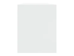 Mueble para TV madera contrachapada blanco 130x35x50 cm