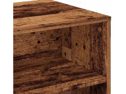 Mueble para TV madera contrachapada envejecida 80x40x40 cm
