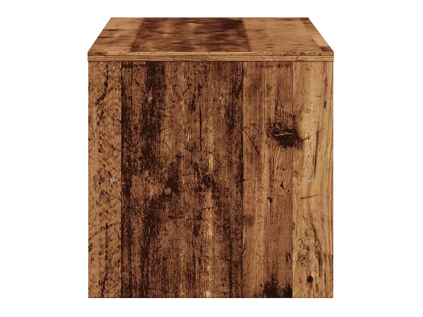 Mueble para TV madera contrachapada envejecida 80x40x40 cm