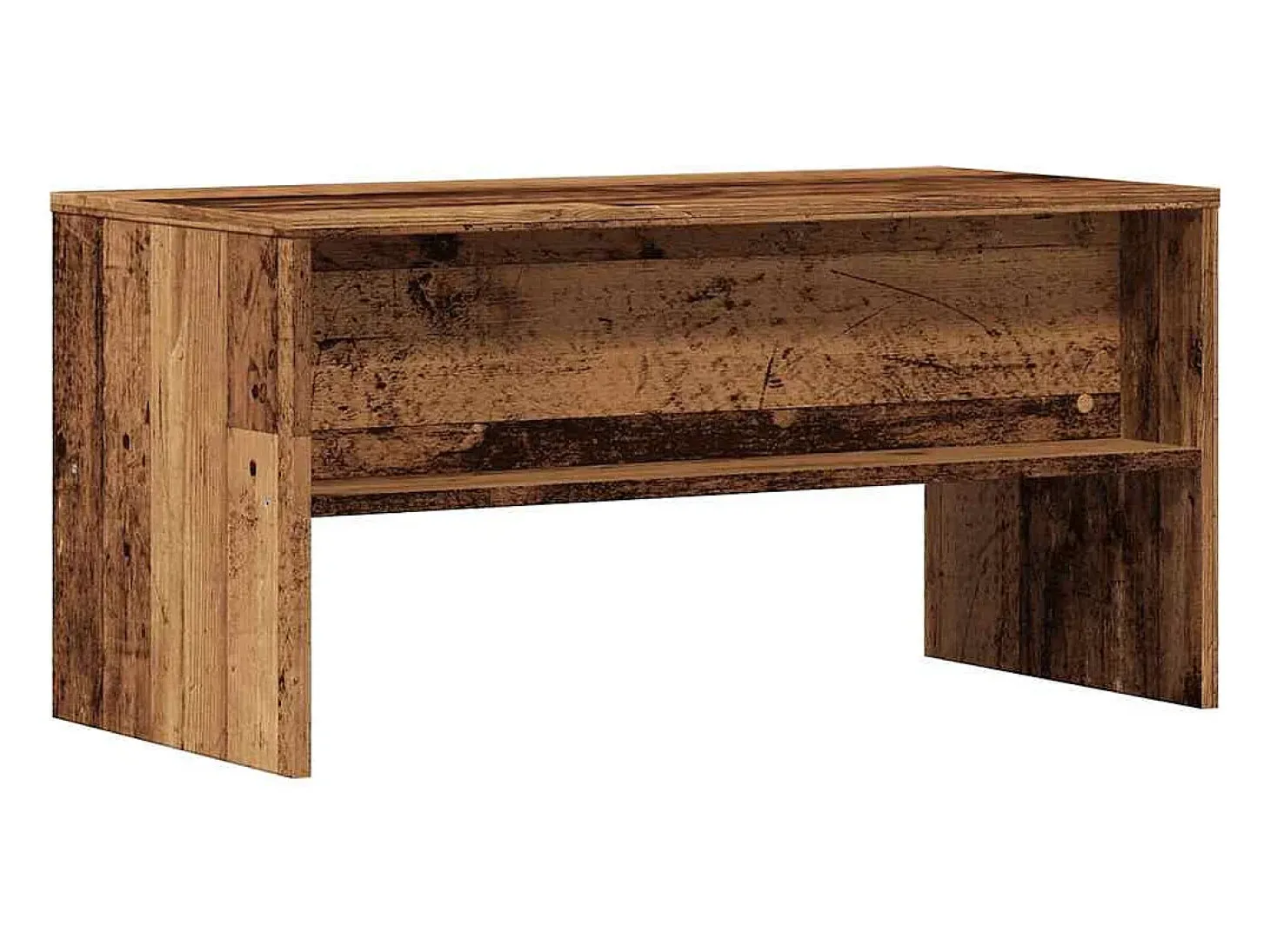 Mueble para TV madera contrachapada envejecida 80x40x40 cm