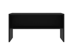 Mueble para TV madera contrachapada negro 80x40x40 cm ES40577
