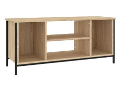 Mueble para TV madera contrachapada roble Sonoma 102x35x45 cm ES511687