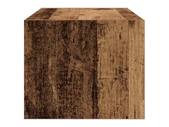 Mueble para TV madera contrachapada envejecida 60x31x25,5 cm