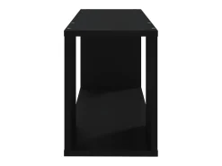 Mueble para TV madera contrachapada negro 80x24x32 cm
