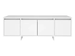 Mueble para TV madera contrachapada blanco 120x30x40,5 cm