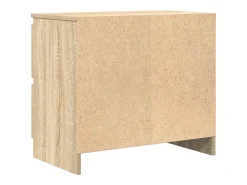 Mueble para TV madera contrachapada roble ahumado 60x35x54 cm