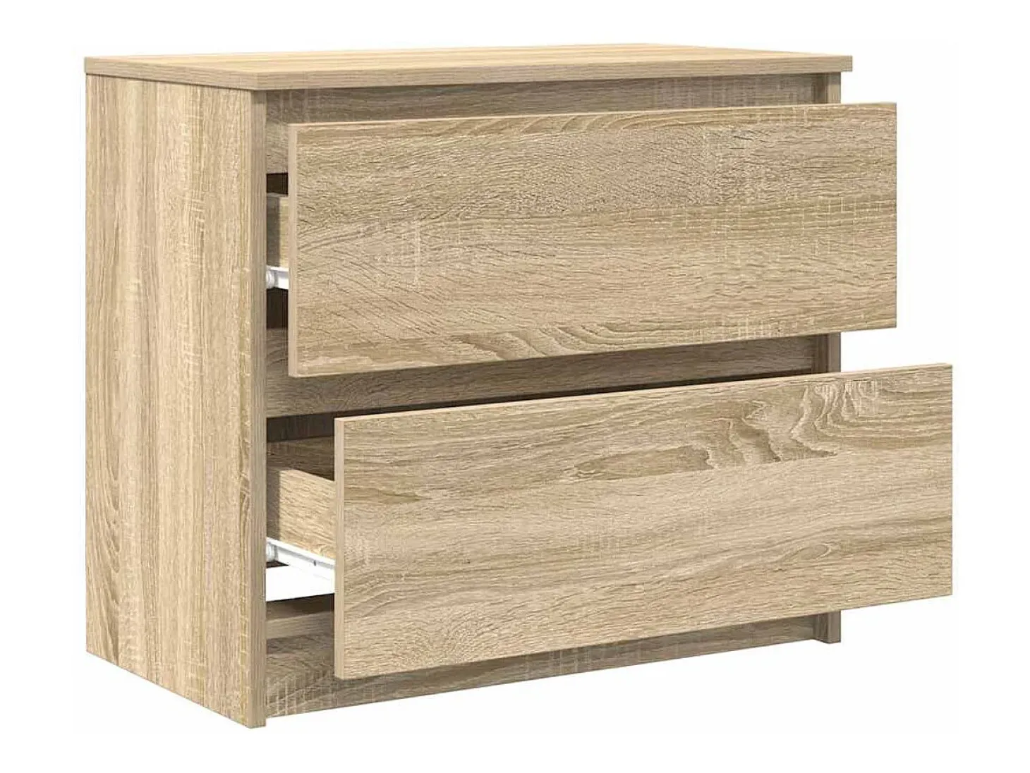 Mueble para TV madera contrachapada roble ahumado 60x35x54 cm