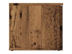 Mueble para TV madera contrachapada envejecida 80x34x30 cm