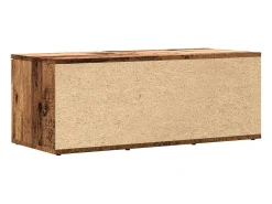 Mueble para TV madera contrachapada envejecida 80x34x30 cm