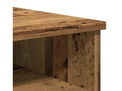 Mueble para TV madera contrachapada envejecida 80x35x36,5 cm