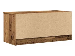 Mueble para TV madera contrachapada envejecida 80x35x36,5 cm