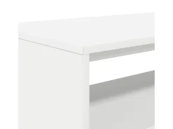 Mueble para TV madera contrachapada blanco 80x40x40 cm