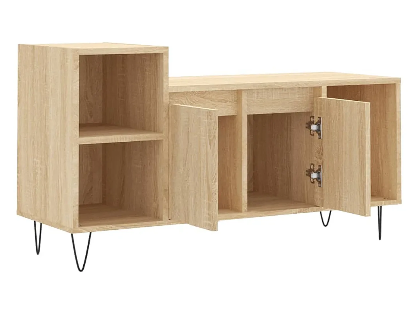 Mueble para TV madera contrachapada roble Sonoma 100x35x55 cm