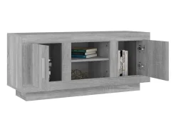 Mueble para TV madera contrachapada gris Sonoma 102x35x45 cm