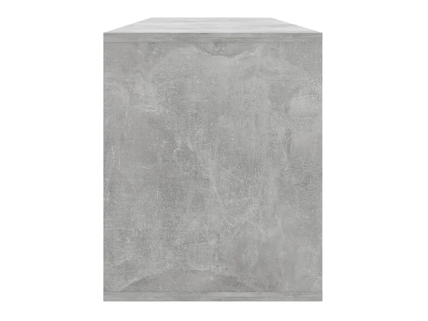 Mueble para TV madera contrachapada gris hormigón 130x35x50 cm