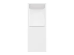 Mueble para TV madera contrachapada blanco 80x24x63 cm