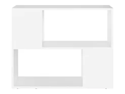 Mueble para TV madera contrachapada blanco 80x24x63 cm