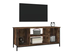 Mueble para TV madera contrachapada roble ahumado 102x35x45 cm ES38202
