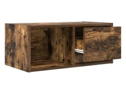 Mueble para TV madera contrachapada roble ahumado 60x31x25,5 cm
