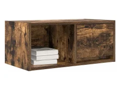 Mueble para TV madera contrachapada roble ahumado 60x31x25,5 cm