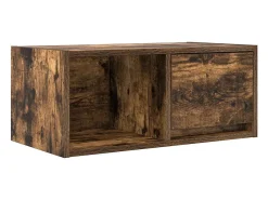 Mueble para TV madera contrachapada roble ahumado 60x31x25,5 cm