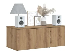 Mueble para TV madera contrachapada roble artisan 80x34x30 cm