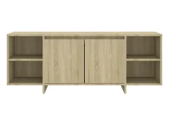 Mueble para TV madera contrachapada roble Sonoma 130x35x50 cm