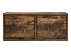 Mueble para TV madera contrachapada roble ahumado 60x31x25,5 cm