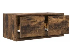 Mueble para TV madera contrachapada roble ahumado 60x31x25,5 cm