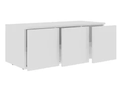 Mueble para TV madera contrachapada blanco 80x34x30 cm ES24774