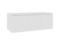 Mueble para TV madera contrachapada blanco 80x34x30 cm ES24774