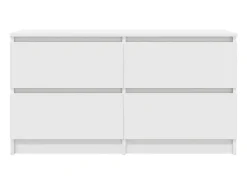 Mueble para TV madera contrachapada blanco 100x35x54 cm