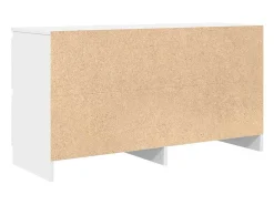 Mueble para TV madera contrachapada blanco 100x35x54 cm