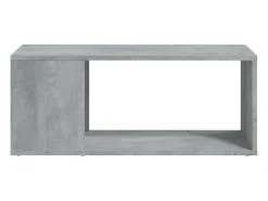 Mueble para TV madera contrachapada gris hormigón 80x24x32 cm
