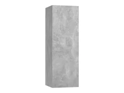 Mueble para TV madera contrachapada gris hormigón 30,5x30x90 cm ES66596
