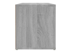 Mueble para TV madera contrachapada gris Sonoma 100x31,5x35 cm