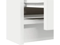Mueble para TV madera contrachapada blanco 60x35x54 cm