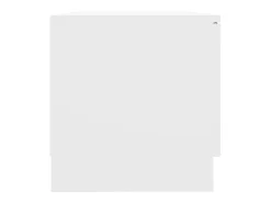 Mueble para TV madera contrachapada blanco 80x35x36,5 cm