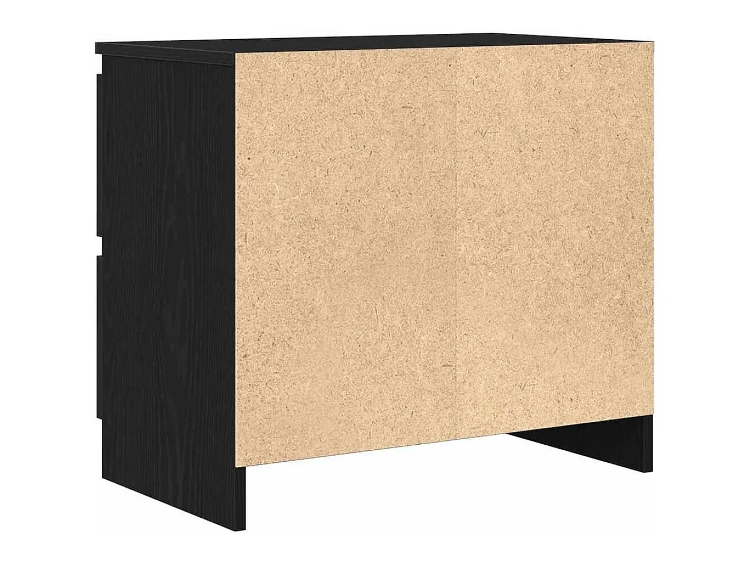 Mueble para TV madera contrachapada negro 60x35x54 cm