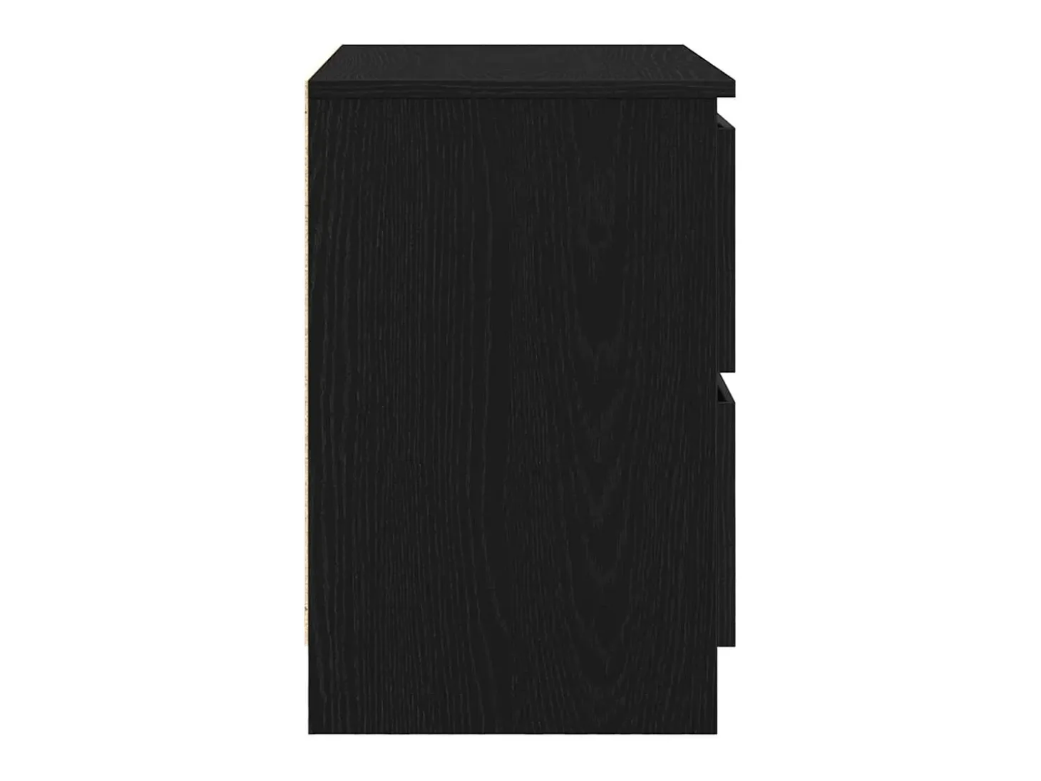 Mueble para TV madera contrachapada negro 60x35x54 cm