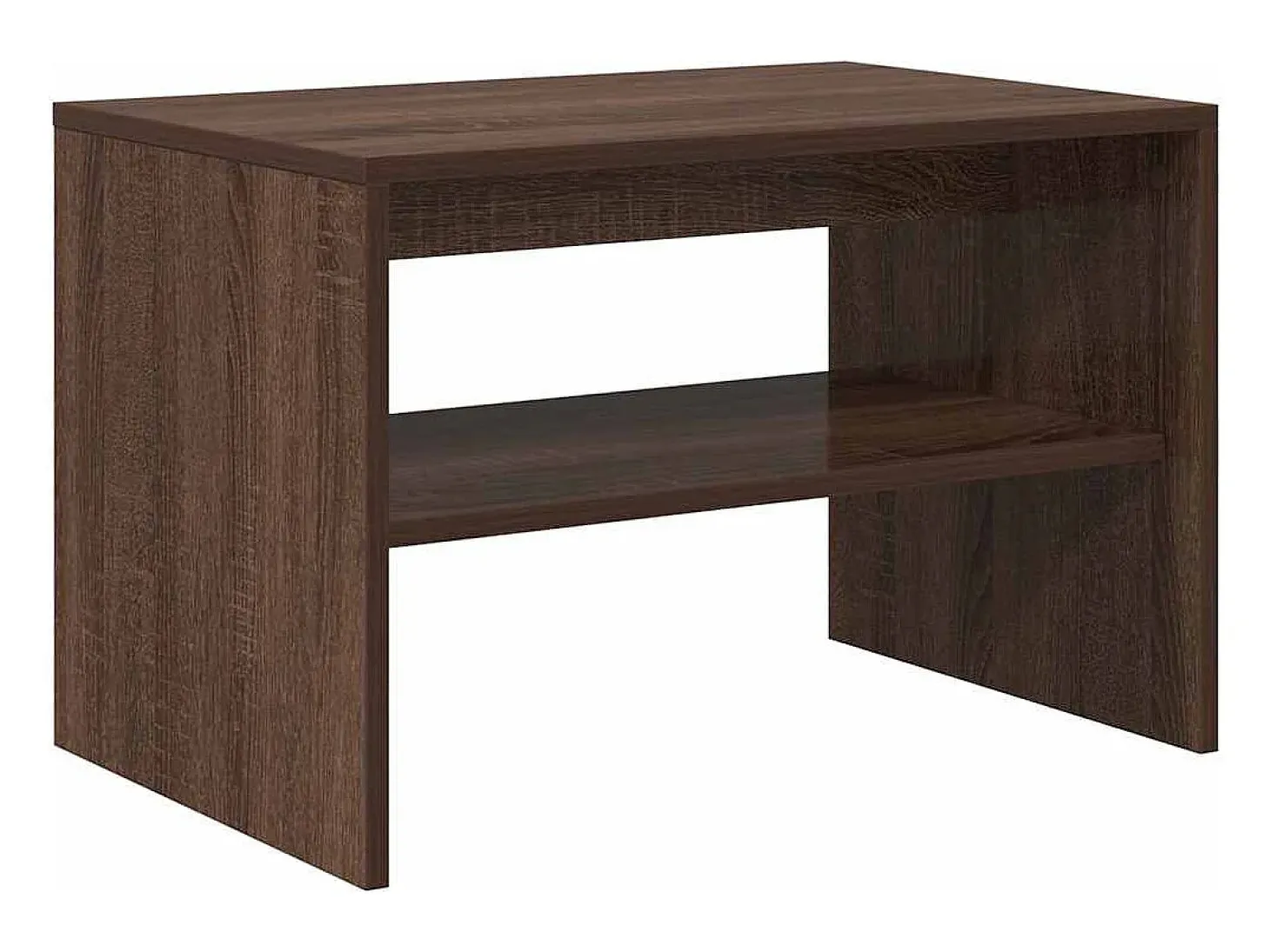 Mueble para TV madera contrachapada marrón roble 60x40x40 cm