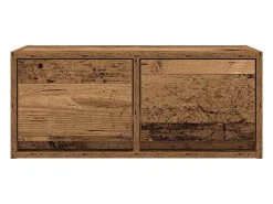 Mueble para TV madera contrachapada envejecida 60x31x25,5 cm