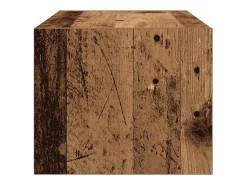 Mueble para TV madera contrachapada envejecida 60x31x25,5 cm