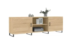 Mueble para TV madera de ingeniería roble Sonoma 150x30x50 cm ES58740