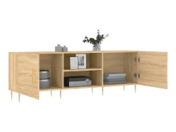 Mueble para TV madera de ingeniería roble Sonoma 150x30x50 cm ES79877