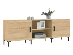 Mueble para TV madera de ingeniería roble Sonoma 150x30x50 cm ES751615