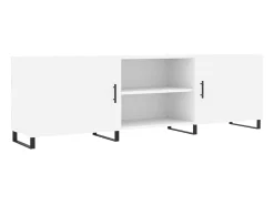 Mueble para TV madera de ingeniería blanco 150x30x50 cm ES91694