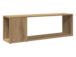 Mueble para TV madera de ingeniería roble artisan 100x24x32 cm