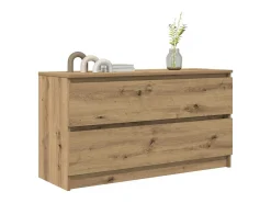 Mueble para TV madera de ingeniería roble artisan 100x35x54 cm